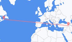 Flyreiser fra Sydney i Nova Scotia, Canada til Van, Tyrkia