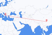 Flyreiser fra Chongqing, til Brindisi