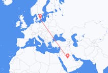 Flights from Al-Qassim Region, Saudi Arabia to Ronneby, Sweden