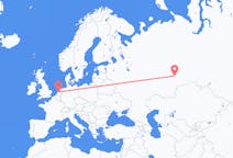 オランダのから アムステルダム、ロシアのへ エカテリンブルクフライト