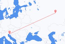 Fly fra Izjevsk til Trieste