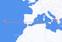 Flights from Cephalonia, Greece to Ponta Delgada, Portugal