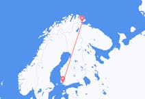 Fly fra Åbo til Vadsø