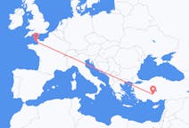 Flyrejser fra Konya til Saint Helier