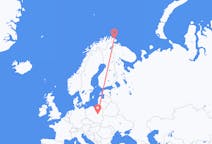 Flyg från Warszawa till Båtsfjord