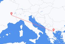 Lennot Thessalonikista Lyoniin