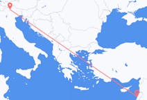 Flyg från Beirut, Lebanon till Bolzano, Italien