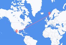 Flyreiser fra Puerto Vallarta, Mexico til Ålesund, Norge