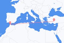 出发地 摩洛哥出发地 丹吉尔目的地 土耳其科尼亞的航班