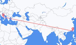 Flyg från Tainan, Taiwan till Neapel, Italien