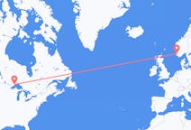 Flyg från Thunder Bay till Stavanger