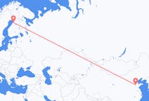 Flüge von Jinan, China nach Oulu, Finnland