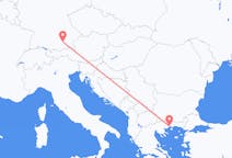 Flüge von Kavala, Griechenland nach München, Deutschland