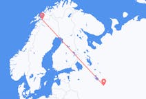 Flyg från Ivanovo till Narvik
