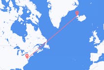 Flights from Washington, D. C. , the United States to Ísafjörður, Iceland