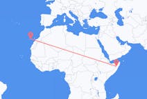 Flights from Garoe, Somalia to Tenerife, Spain