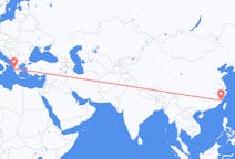 Flyreiser fra Fuzhou, Kina til Preveza, Hellas