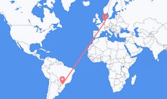 브라질 구아라푸아바에서 출발해 독일 뮌스터로(으)로 가는 항공편