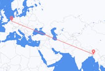 Flyreiser fra Aizawl, India til Eindhoven, Nederland