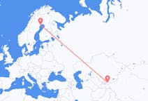 Flyreiser fra Osj, Kirgisistan til Luleå, Sverige