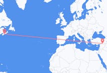 出发地 加拿大哈利法克斯目的地 土耳其尚勒乌尔法的航班