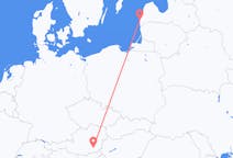 Flights from Liepāja, Latvia to Graz, Austria