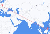 Flyrejser fra Tawau, Malaysia til Brno, Tjekkiet