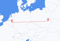 Flyg från Lublin till Maastricht