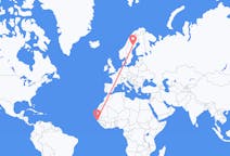 Flights from Ziguinchor, Senegal to Lycksele, Sweden