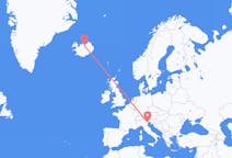 Flyreiser fra Akureyri, til Venezia