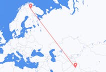 Flyreiser fra Amritsar, India til Ivalo, Finland
