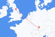 Flyreiser fra Memmingen, Tyskland til Leeds, England