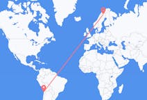 Flights from Antofagasta, Chile to Kiruna, Sweden