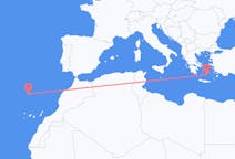 Flights from Funchal to Santorini