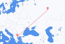 Flyreiser fra Kazan, Russland til Thessaloniki, Hellas