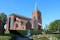 Photo of Saint Michaels church in city center of Slagelse in Denmark.