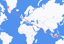 Flights from from Denpasar to Kangerlussuaq