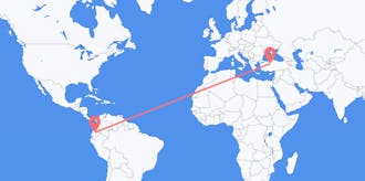 Flights from Ecuador to Turkey