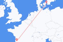 Flyreiser fra København, Danmark til Bordeaux, Frankrike
