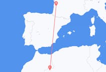 Flyrejser fra Béchar, Algeriet til Bordeaux, Frankrig