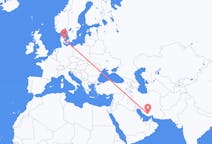 Flyrejser fra Lar, Iran til Aarhus, Danmark