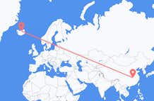중국 우한발 아이슬란드 아쿠레이리행 항공편