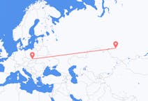 Loty z Nowosybirsk, Rosja do Krakowa, Polska