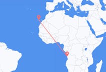 Loty z Luanda na Teneryfę