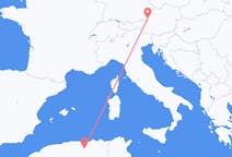 Flyg från Sétif, Algeriet till Salzburg, Österrike