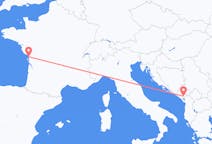 Flyrejser fra Podgorica, Montenegro til La Rochelle, Frankrig