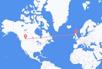Flyg från Calgary, Kanada till Aberdeen, Skottland