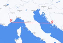 Flights from Split in Croatia to Nice in France