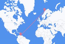 Flyreiser fra Valencia, Venezuela til Svolvaer, Norge
