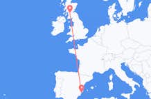 Vluchten van Glasgow, Schotland naar Alicante, Spanje